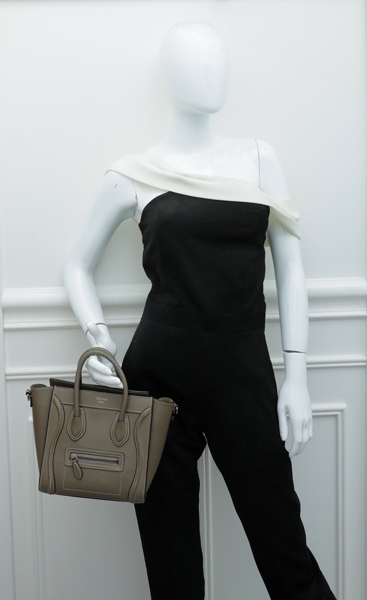 Celine - Celine Souris Nano Luggage Drummed Bag | The Closet