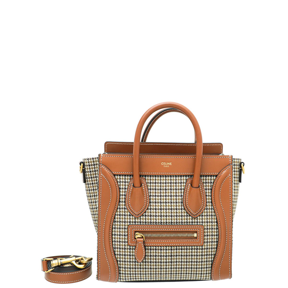 Celine Tan Nano Luggage Bag-Celine-THE CLOSET