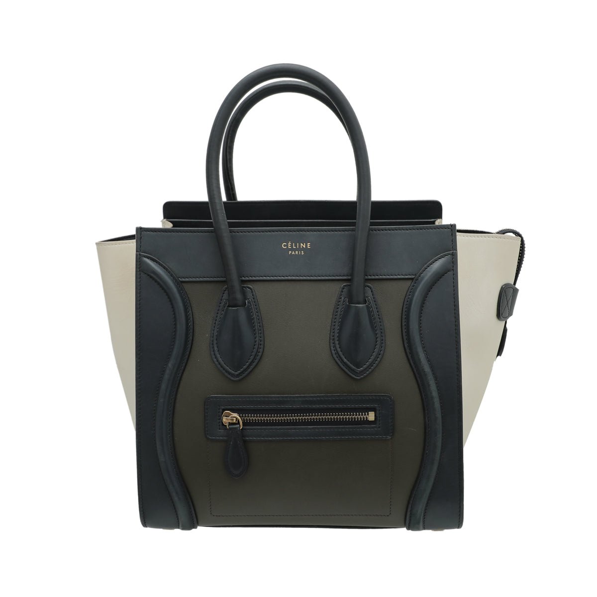 Celine Tricolor Micro Luggage Bag-Celine-THE CLOSET