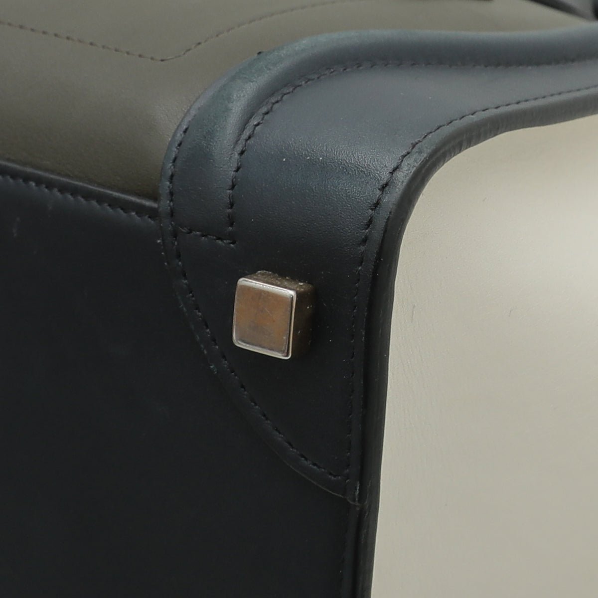 Celine Tricolor Micro Luggage Bag-Celine-THE CLOSET