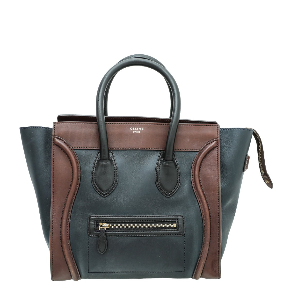 Celine Tricolor Mini Luggage Bag-Celine-THE CLOSET