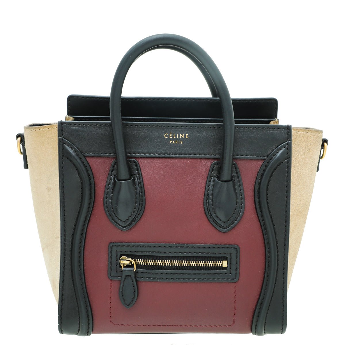 Celine Tricolor Nano Luggage Bag-Celine-THE CLOSET