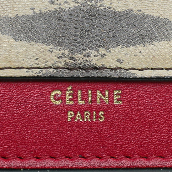 Celine - Celine Tricolor Pocket Envelope Wallet On Chain | The Closet