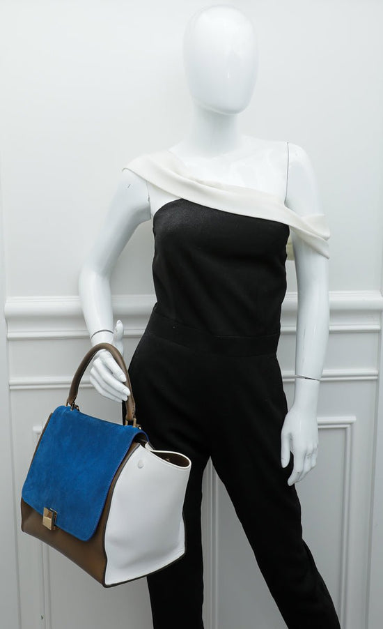 Celine - Celine Tricolor Trapeze Medium Bag | The Closet