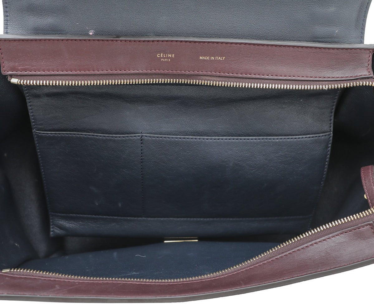 Celine Tricolor Trapeze Medium Flap Bag-Celine-THE CLOSET