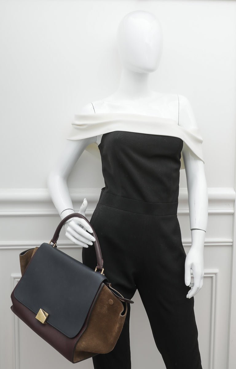 Celine - Celine Tricolor Trapeze Medium Flap Bag | The Closet