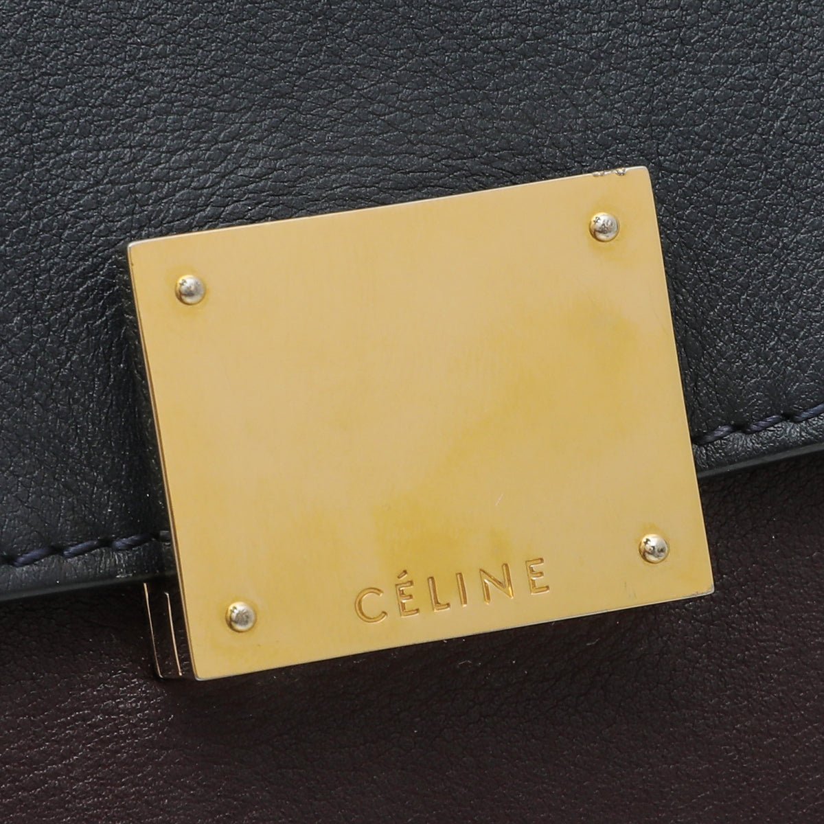 Celine Tricolor Trapeze Medium Flap Bag-Celine-THE CLOSET