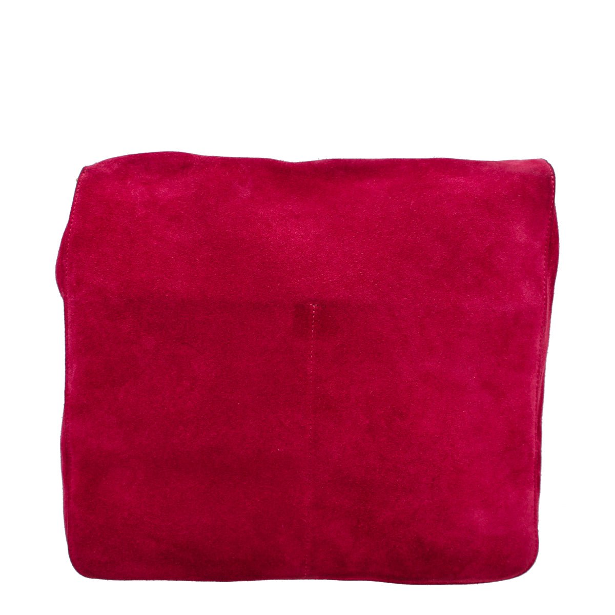 Celine Violet Suede Gourmette Shoulder Bag-Celine-THE CLOSET