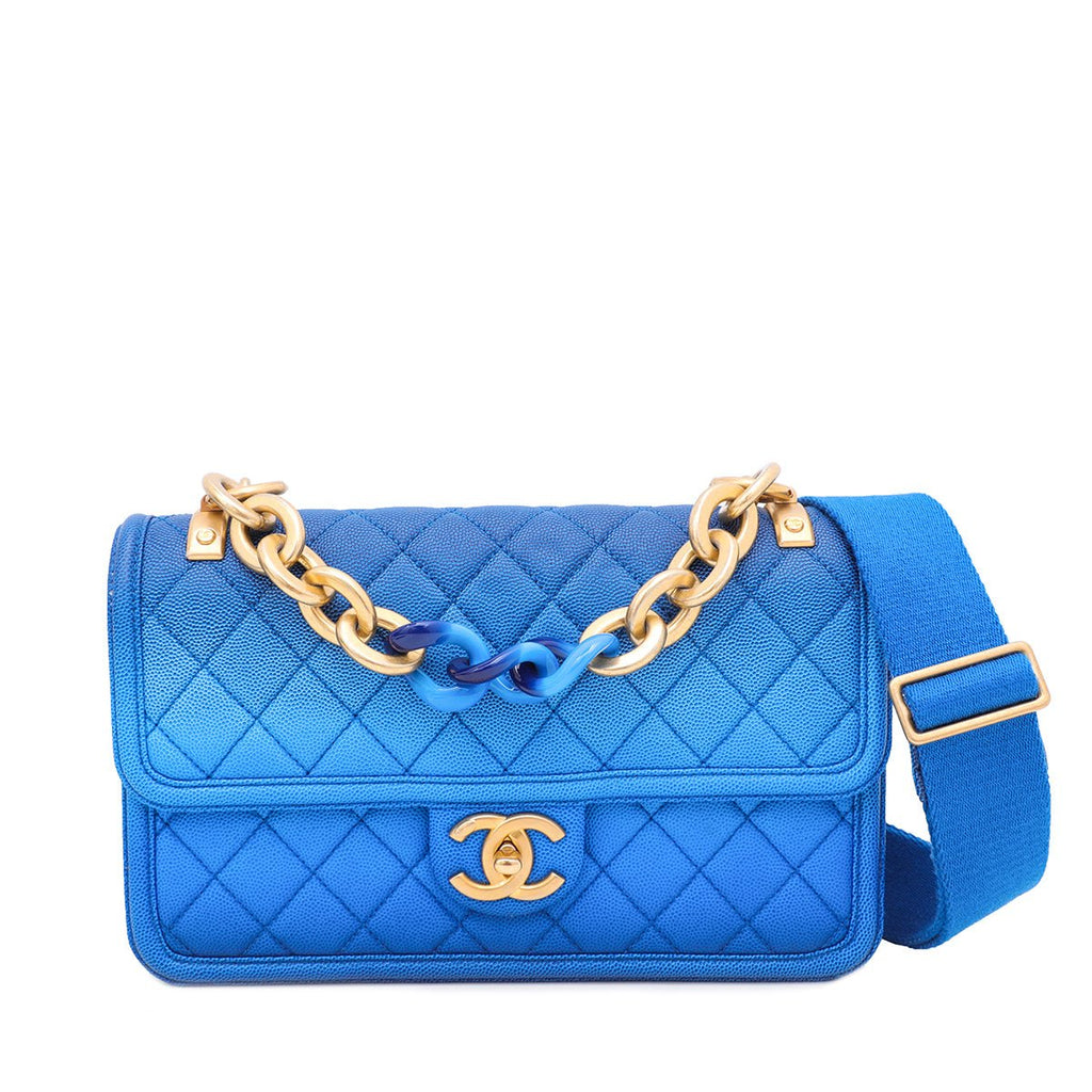 Chanel Ambre Blue CC Sunset On The Sea Flap Bag – The Closet