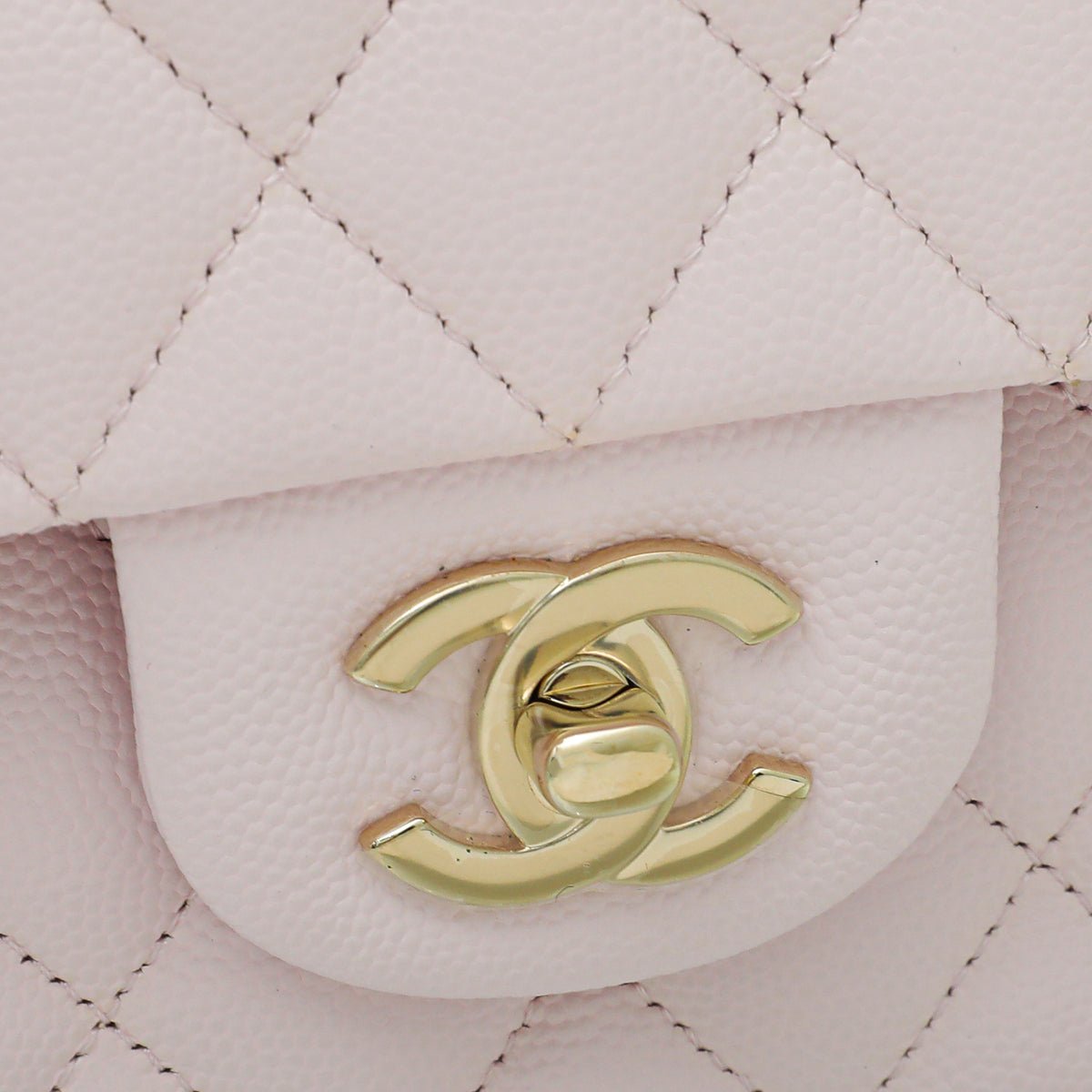 Madison Avenue Couture Chanel Baby Pink Quilted Caviar Jumbo Classic Bag   Lyst