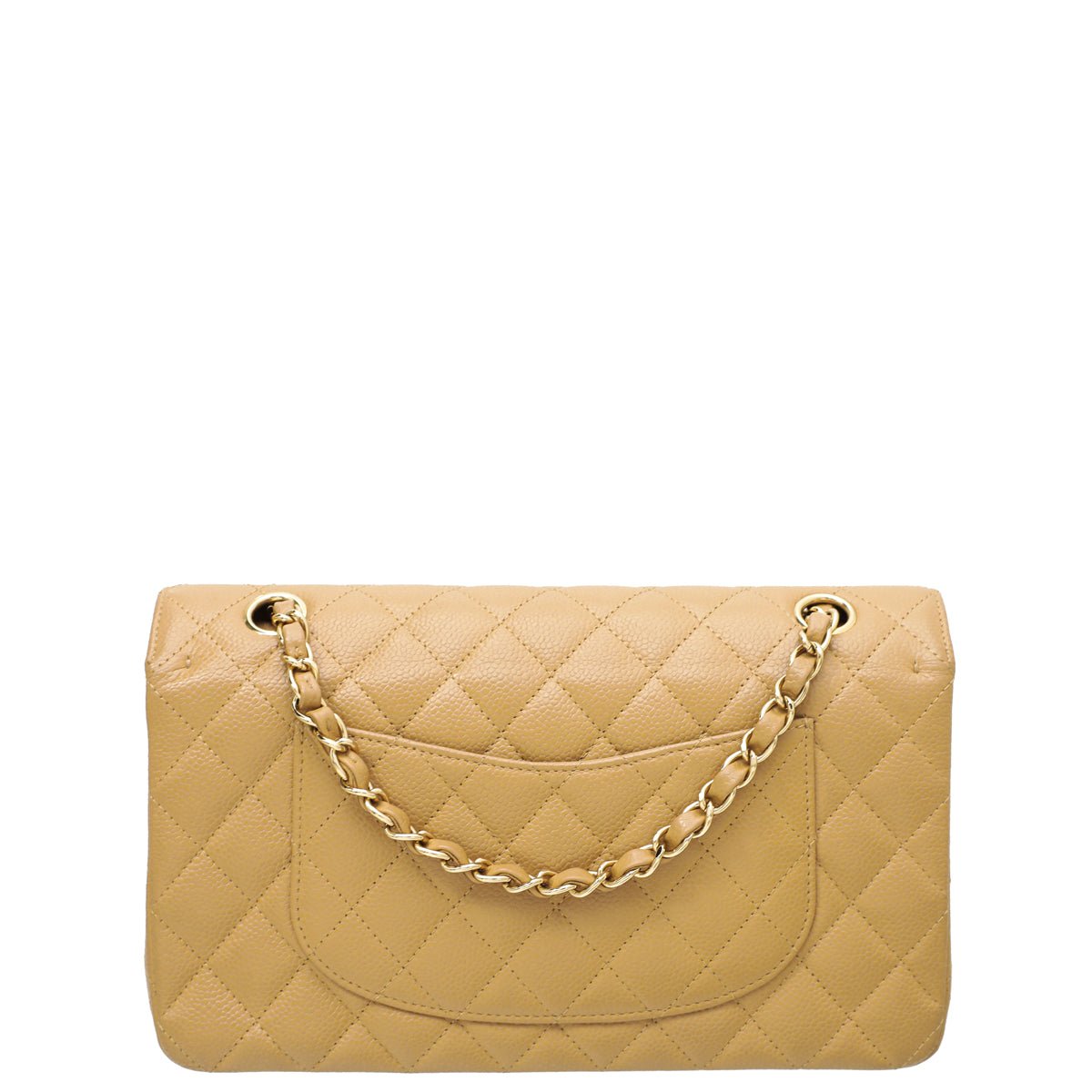 Chanel Beige Classic Double Flap Medium Bag-Chanel-THE CLOSET