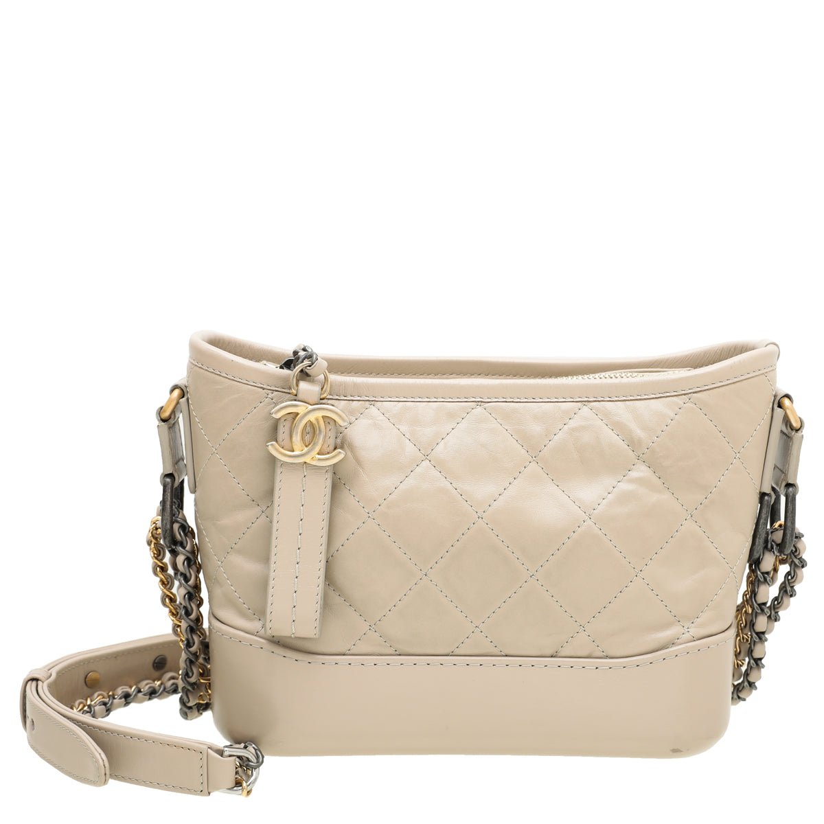 Chanel Beige Gabrielle Hobo Small Bag-Chanel-THE CLOSET