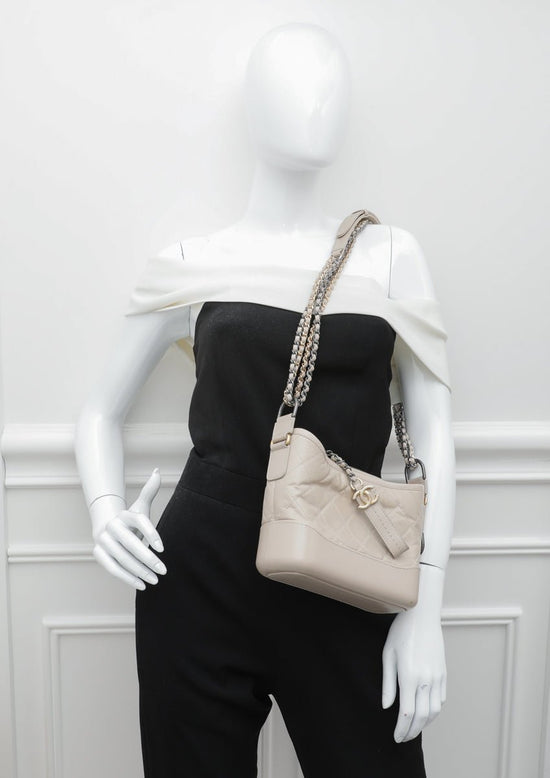 Chanel Small Gabrielle Hobo - White Crossbody Bags, Handbags