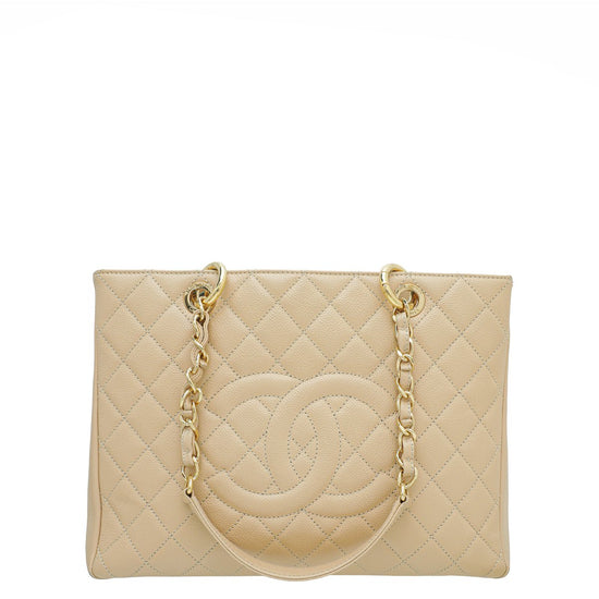 Chanel Beige Grand Shopper Tote (GST) Bag – The Closet