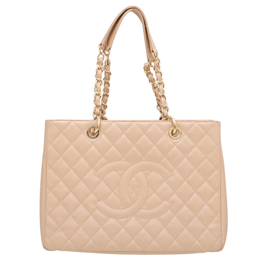 The Closet - Chanel Beige Grand Shopping Tote Bag | The Closet