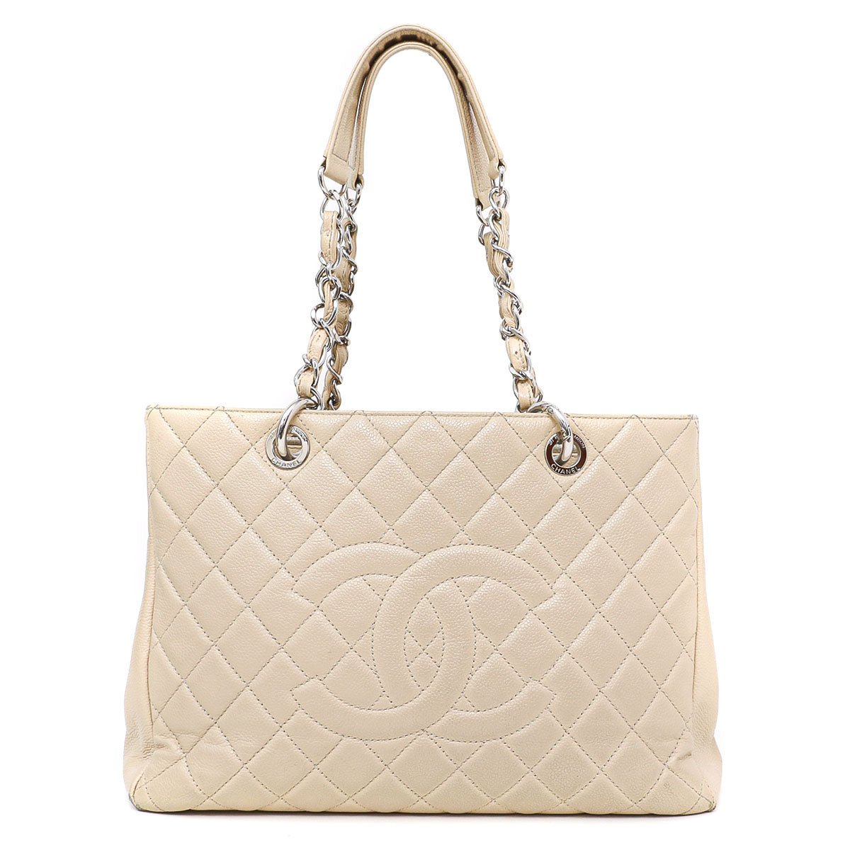 Chanel Beige GST Grand Shopping Tote Bag-Chanel-THE CLOSET