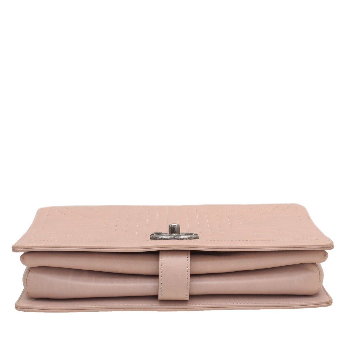 The Closet - Chanel Beige Poudre Geometric CC Full Flap Bag | The Closet