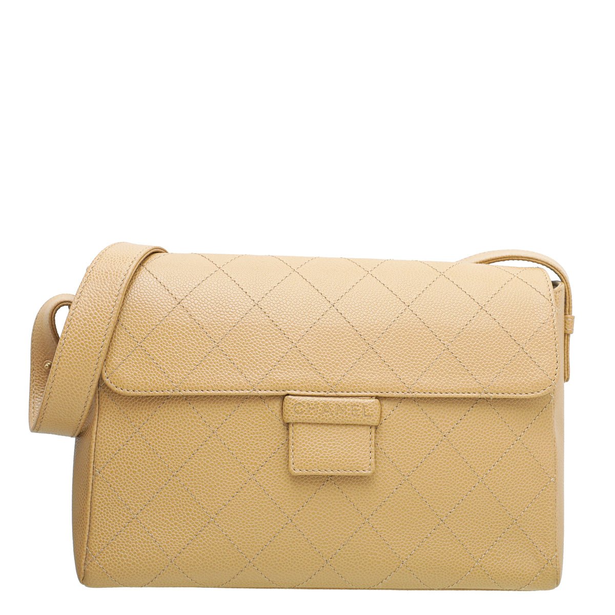 Chanel Beige Vintage Shoulder Bag-Chanel-THE CLOSET
