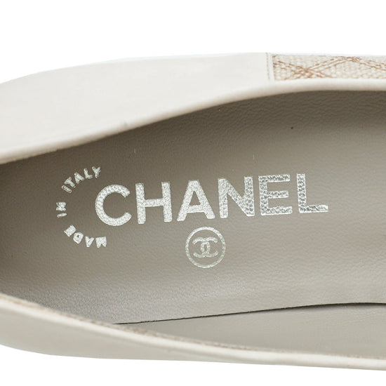 Chanel - Chanel Bicolor Ballet Flats 38 | The Closet