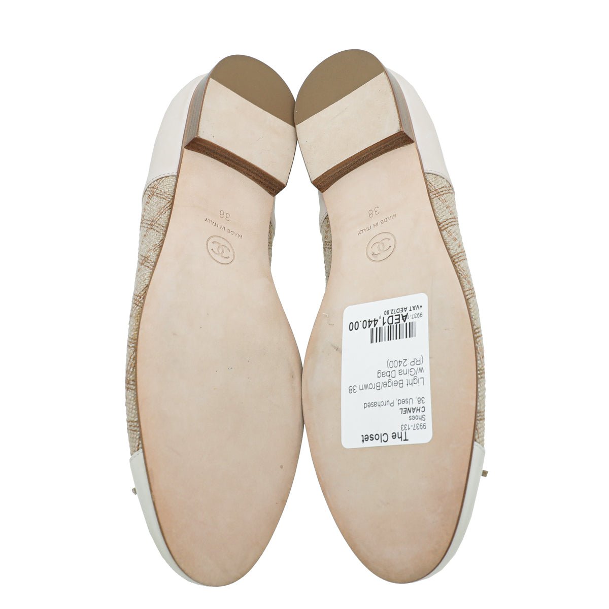 Chanel Bicolor Ballet Flats 38-Chanel-THE CLOSET