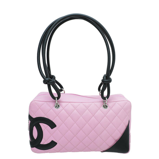 Cambon Ligne Quilted Tote Bag in Pink