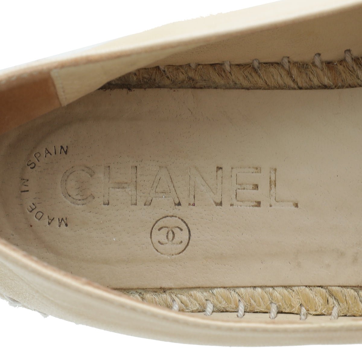 Chanel Bicolor Camellia Studded Espadrille 37-Chanel-THE CLOSET