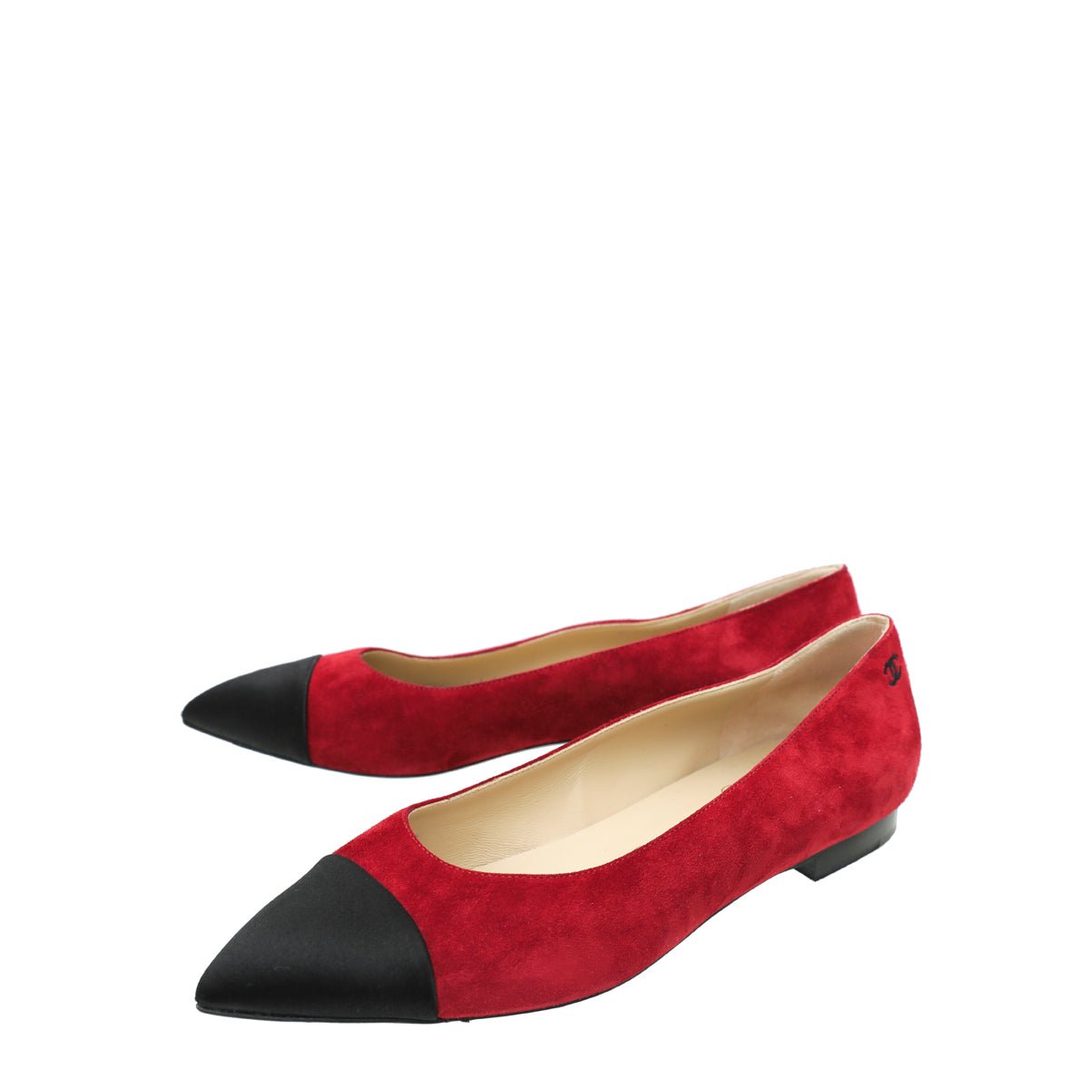 Chanel Bicolor Cap Toe Gabrielle Ballerina Flats 40-Chanel-THE CLOSET