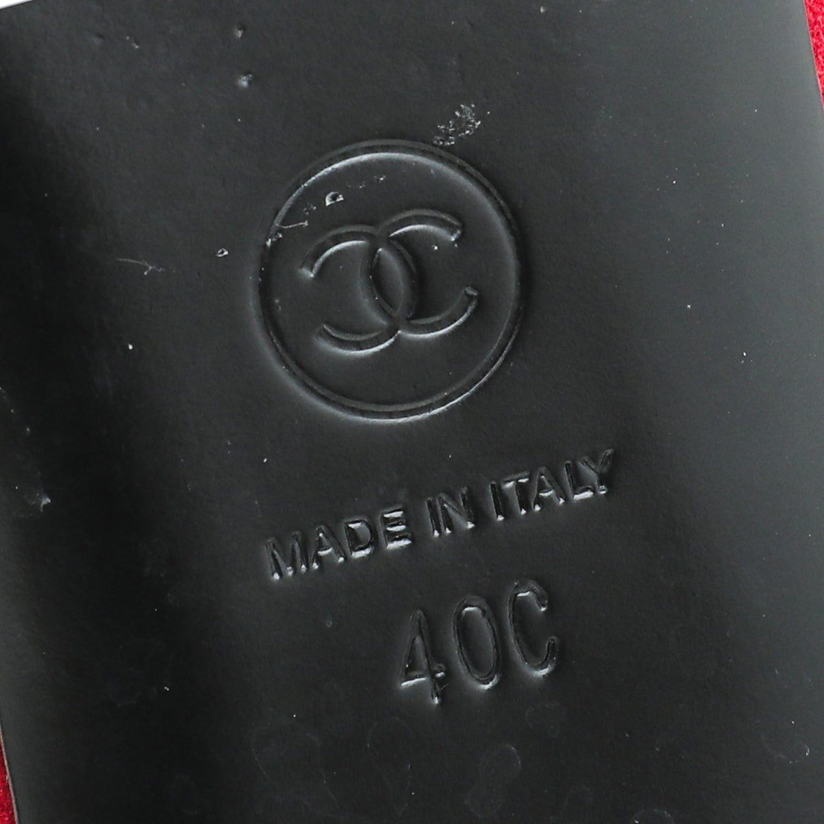 Chanel Bicolor Cap Toe Gabrielle Ballerina Flats 40-Chanel-THE CLOSET