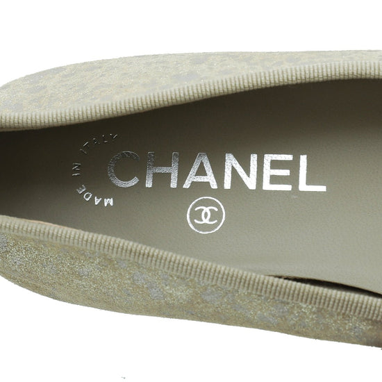 Chanel - Chanel Bicolor CC Cap Toe Ballet Flats 37.5 | The Closet