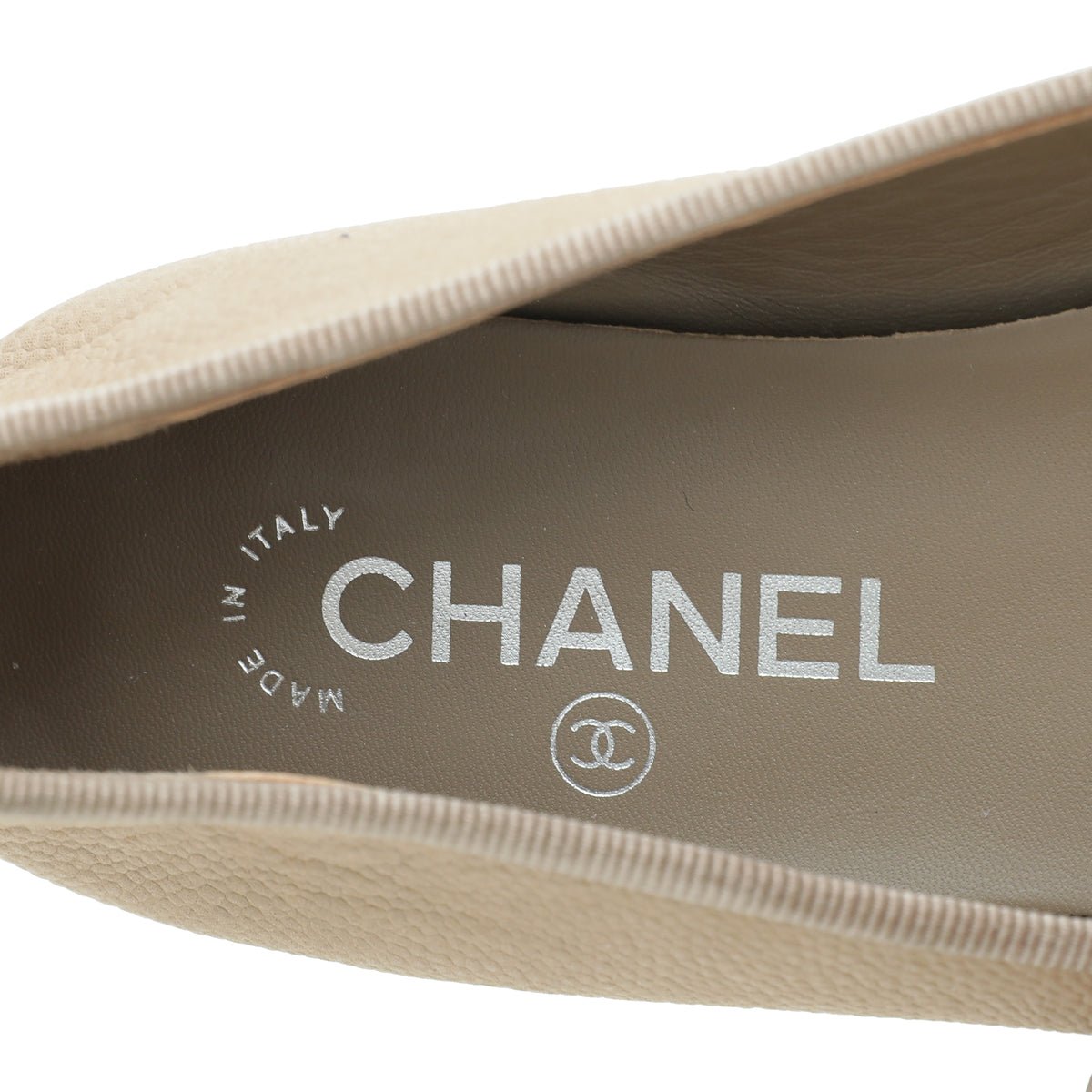 Chanel Bicolor CC Cap Toe Ballet Flats 38 – The Closet