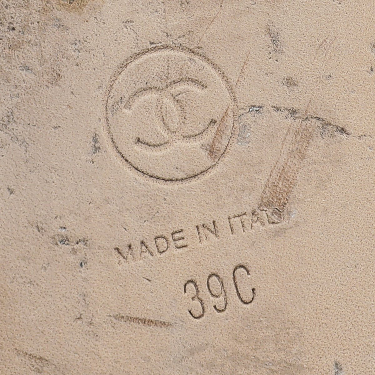 Chanel Bicolor CC Cap Toe Bow Flat Ballerina 39-Chanel-THE CLOSET