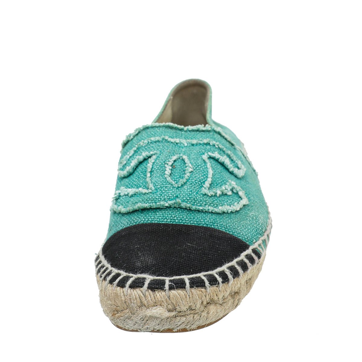 Chanel Bicolor CC Cap Toe Espadrille 38-Chanel-THE CLOSET