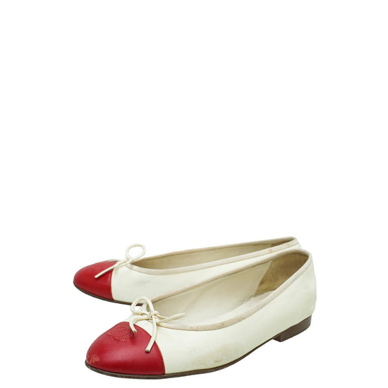 Chanel Ballet Flats Ballerine Chanel Bicolore Chanel Bicolor CC