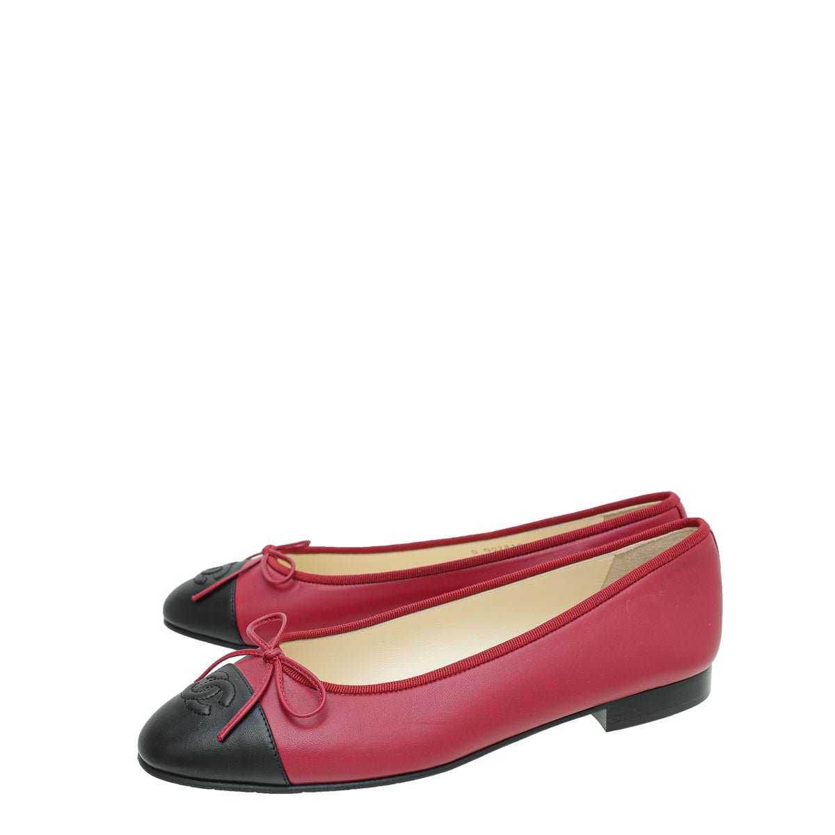 Chanel Bicolor CC Cap Toe Flat Ballet 38-Chanel-THE CLOSET