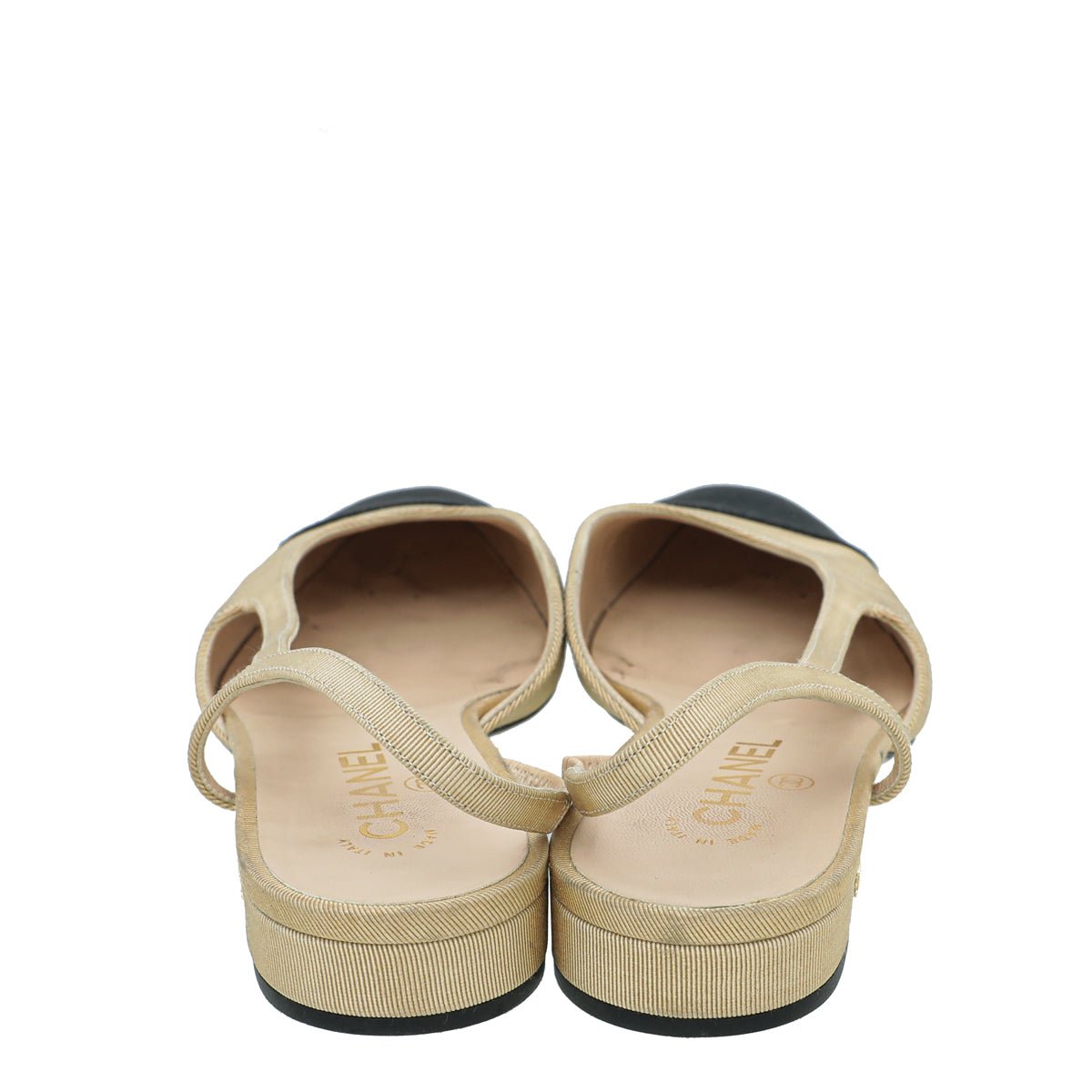 Chanel Bicolor CC Cap Toe Slingback Pump 40-Burberry-THE CLOSET