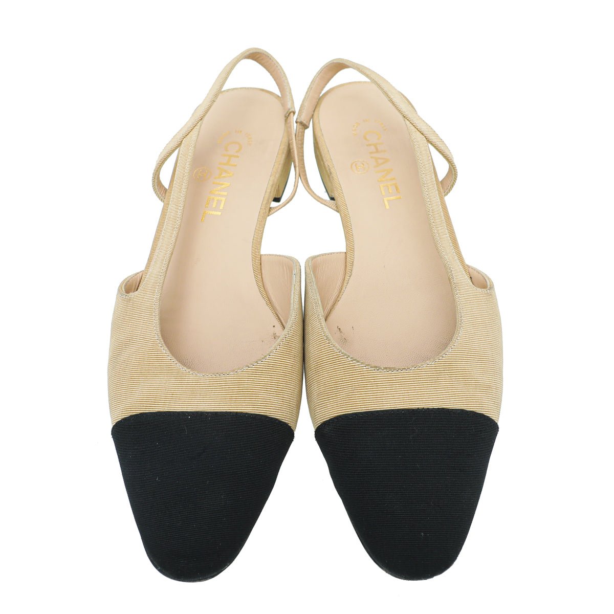 Chanel Bicolor CC Cap Toe Slingback Pump 40-Burberry-THE CLOSET