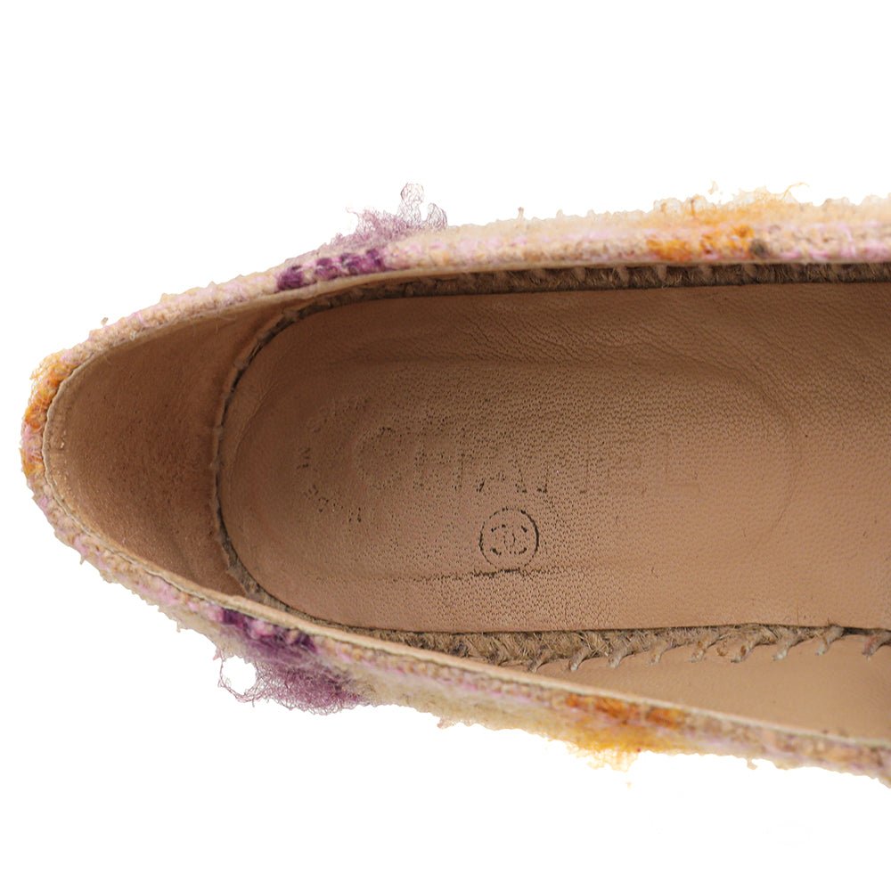 Chanel Bicolor CC Cap Toe Wool Espadrille 40-Chanel-THE CLOSET