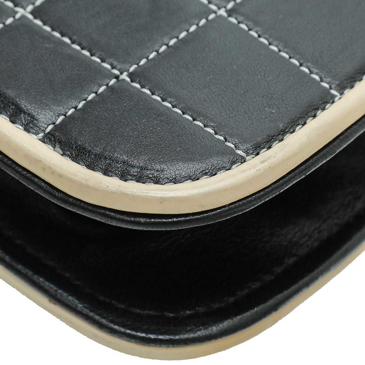 Chanel Bicolor CC Chocolate Bar Flap Chain Bag-Chanel-THE CLOSET