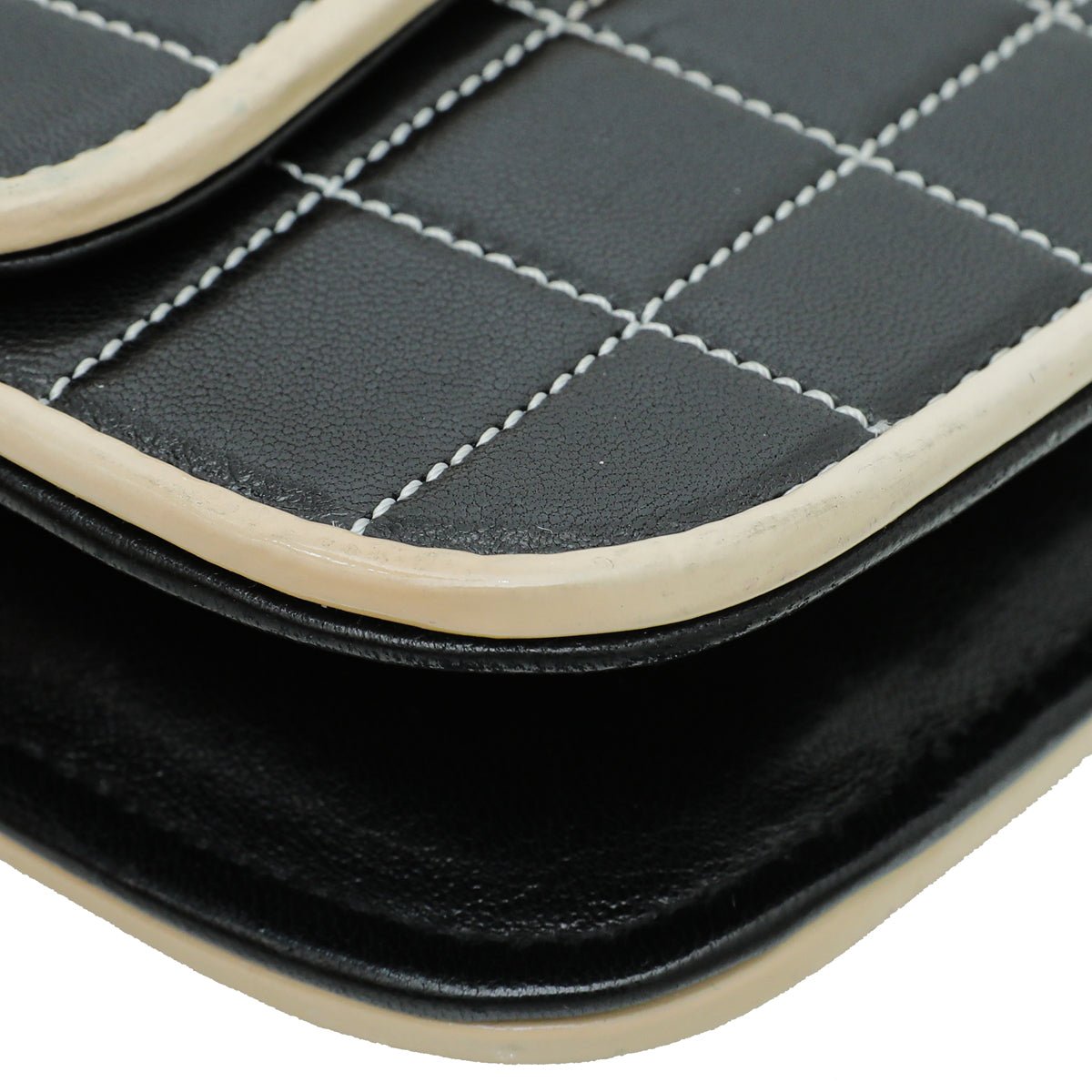 Chanel Bicolor CC Chocolate Bar Flap Chain Bag-Chanel-THE CLOSET