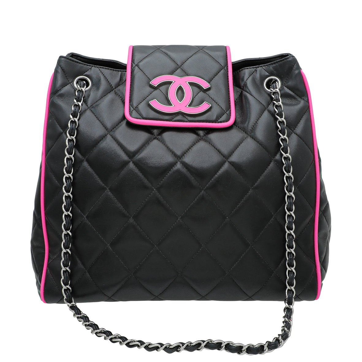 The Closet - Chanel Bicolor CC Divine Shopper Tote Bag | The Closet