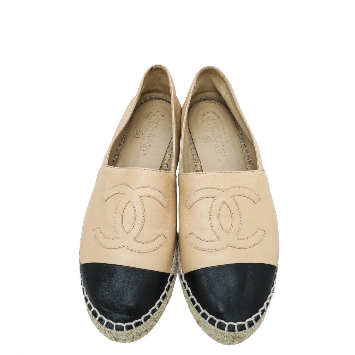 Chanel Bicolor CC Espadrille 38-Chanel-THE CLOSET