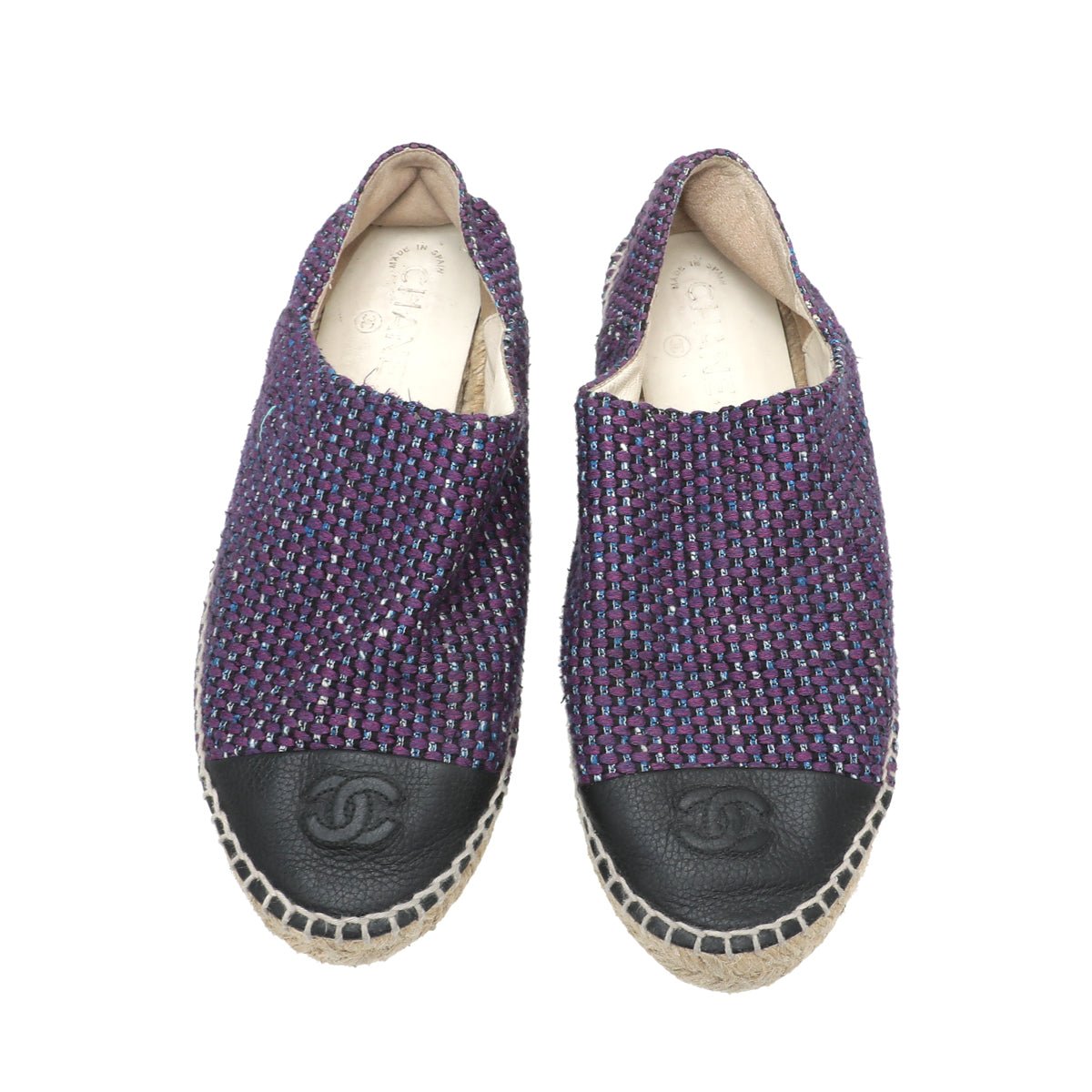 Chanel Bicolor CC Espadrille 40-Chanel-THE CLOSET