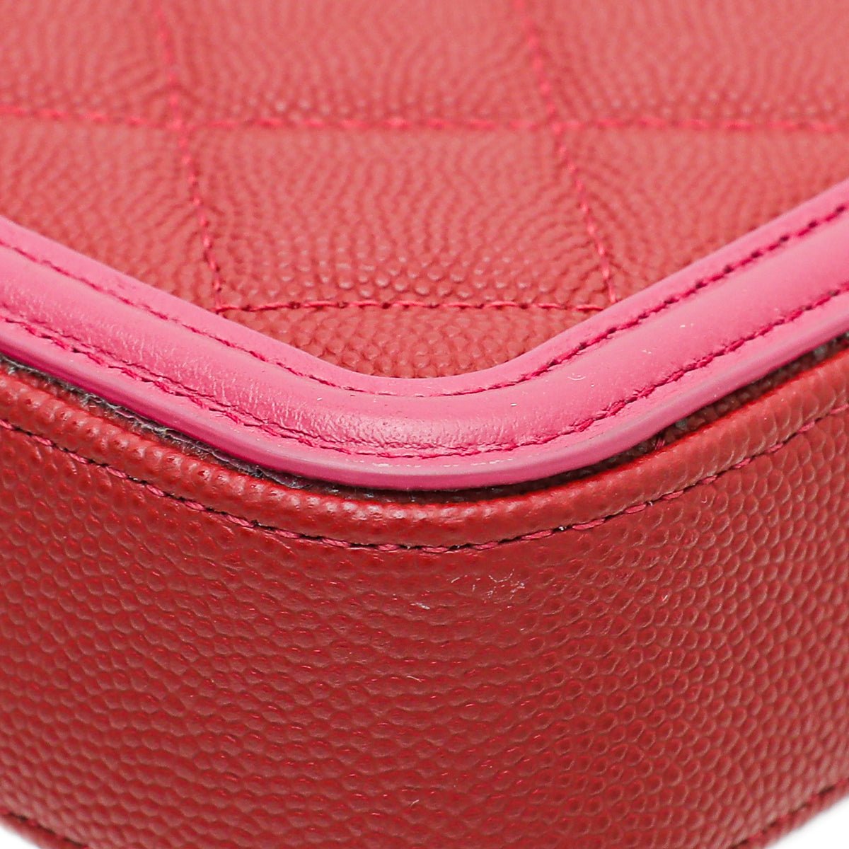 Chanel Bicolor CC Filigree Caviar Double Zip Clutch Chain-Chanel-THE CLOSET