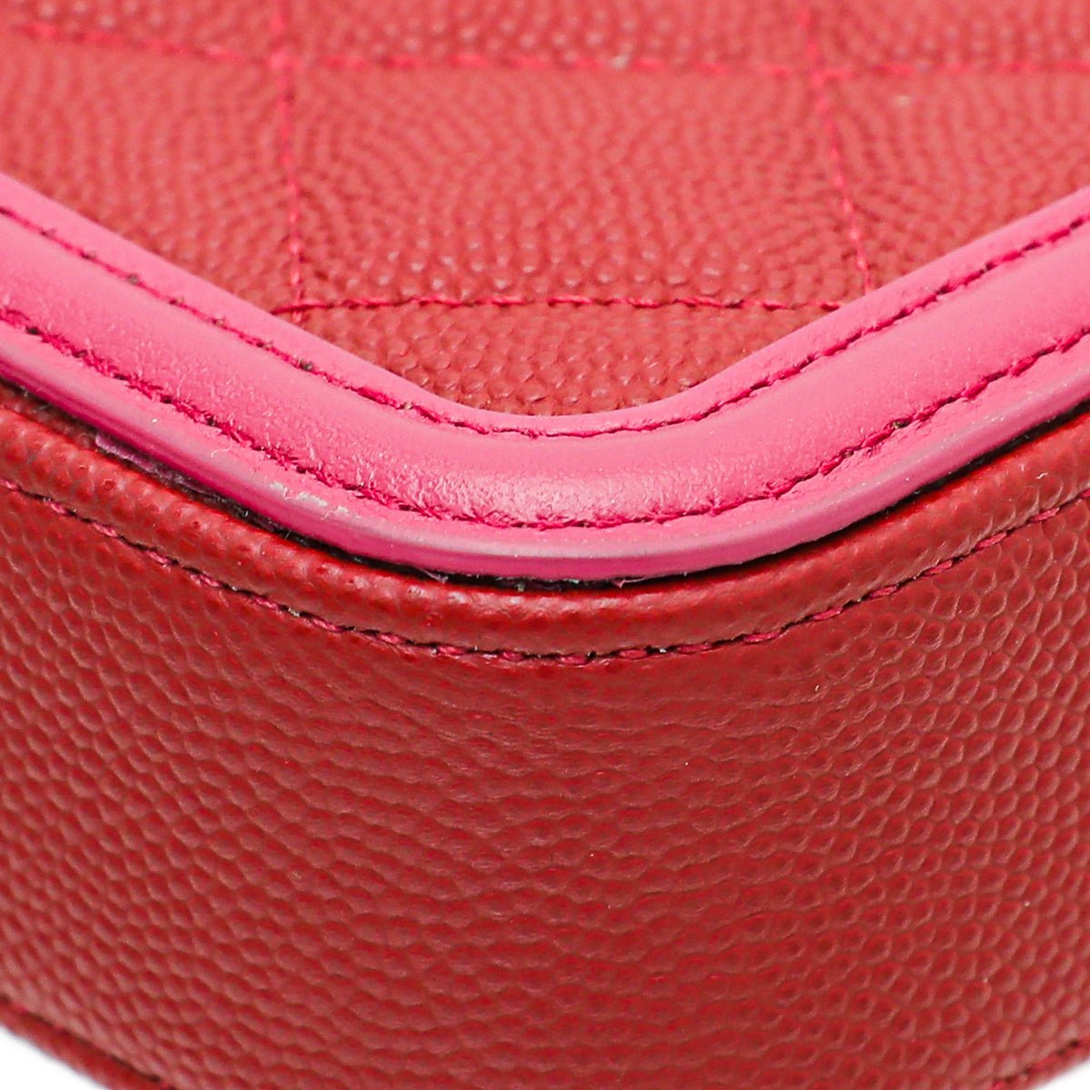 Chanel Bicolor CC Filigree Caviar Double Zip Clutch Chain-Chanel-THE CLOSET