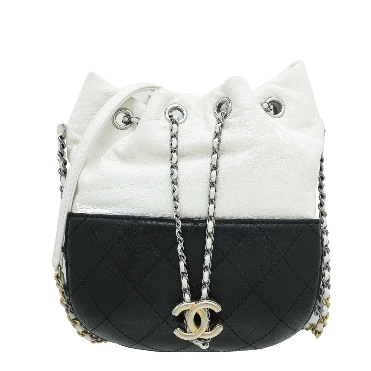 Chanel Bicolor CC Gabrielle Small Bucket Bag-Chanel-THE CLOSET