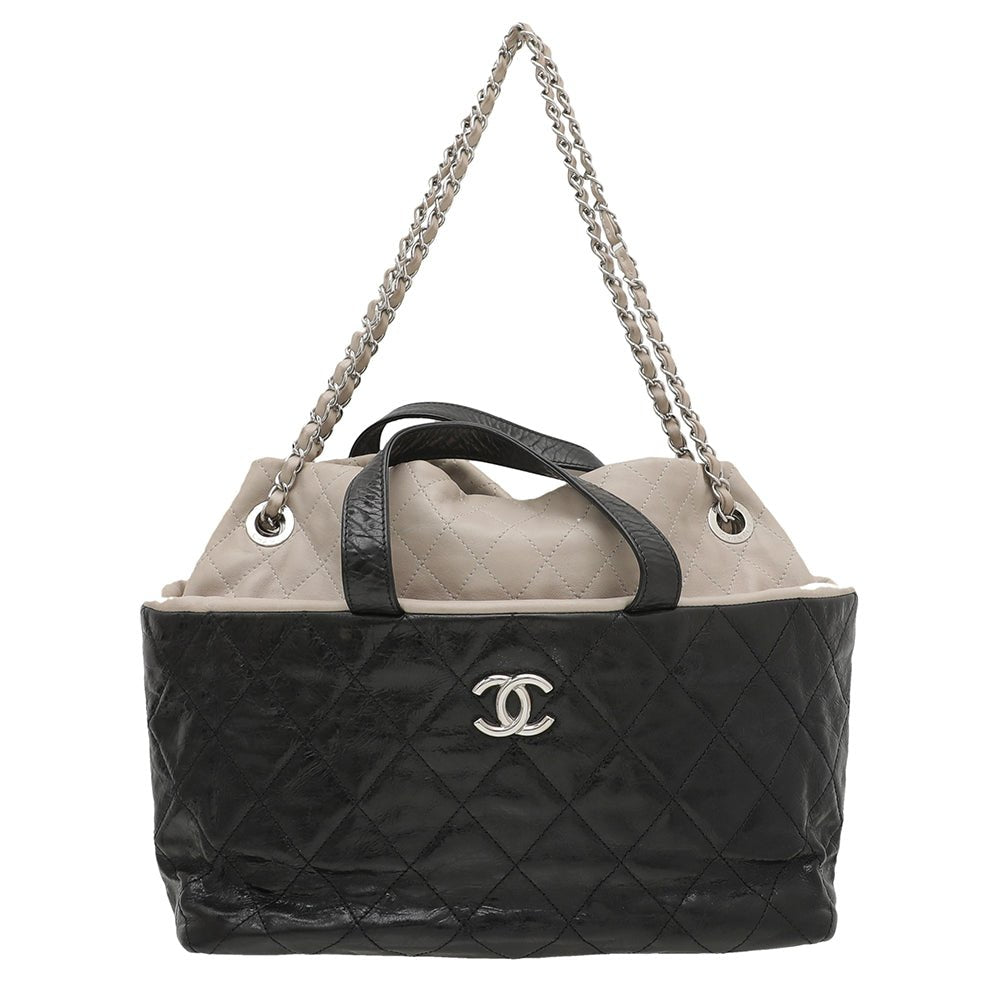 Chanel Bicolor CC Glazed Portobello Tote Bag THE CLOSET