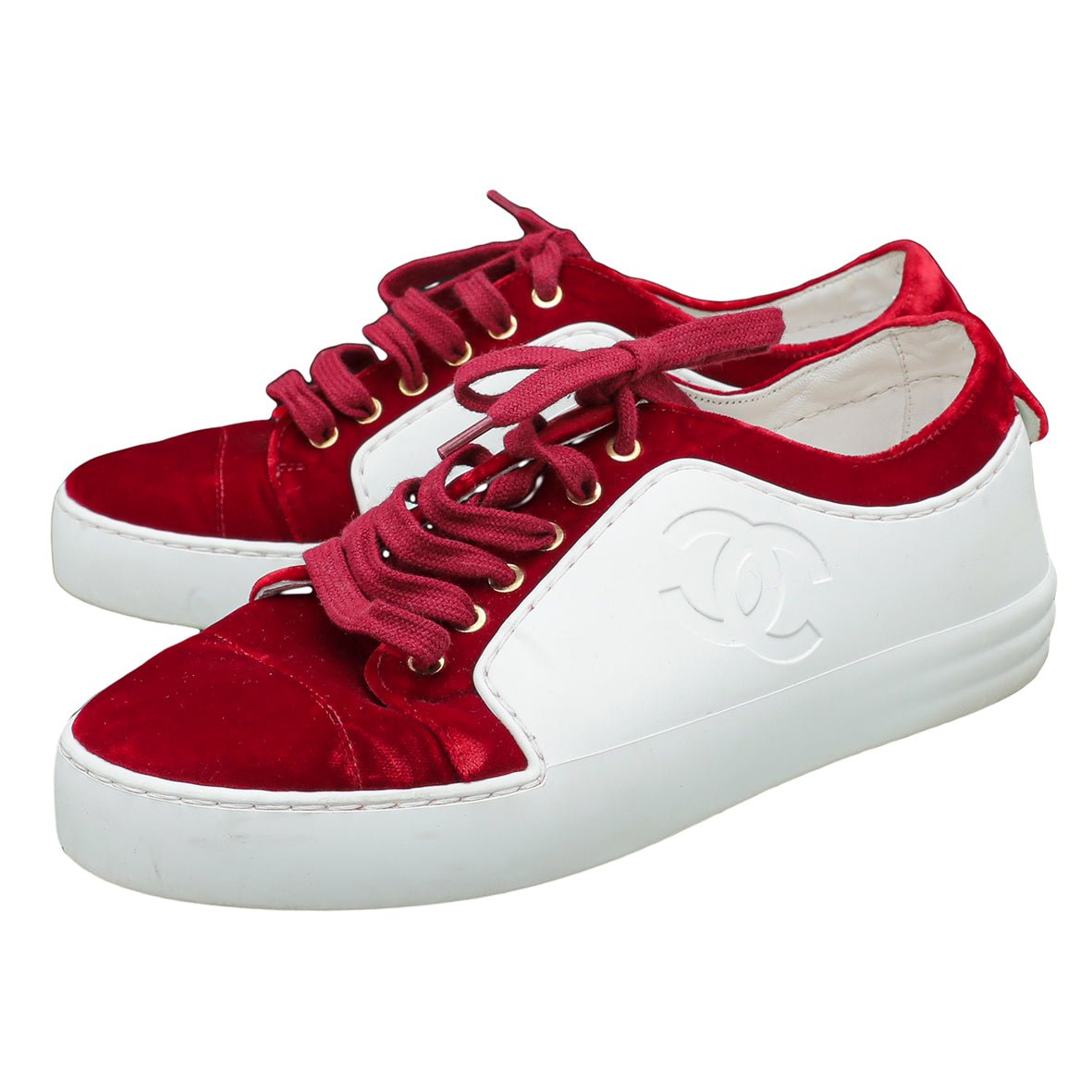 Chanel Bicolor CC Low Top Sneaker 36-Chanel-THE CLOSET