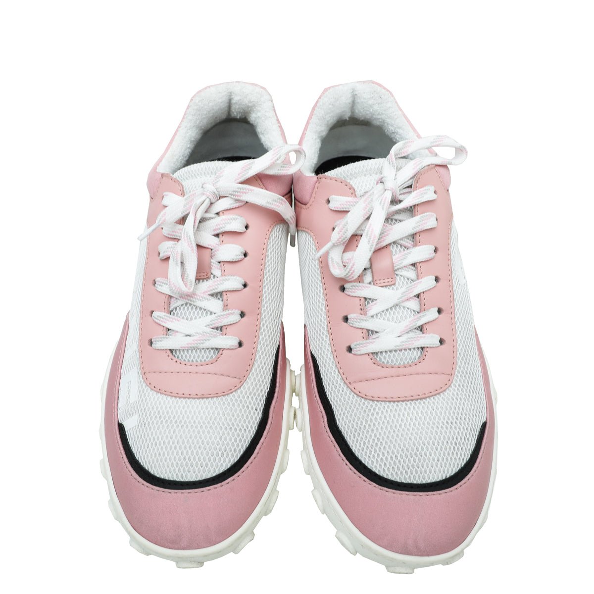 Chanel Bicolor CC Mesh Fabric Trainer Sneaker 39.5-Chanel-THE CLOSET