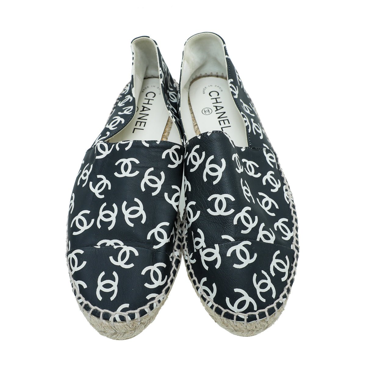 Chanel Bicolor CC Multi Print Espadrille 38-Chanel-THE CLOSET