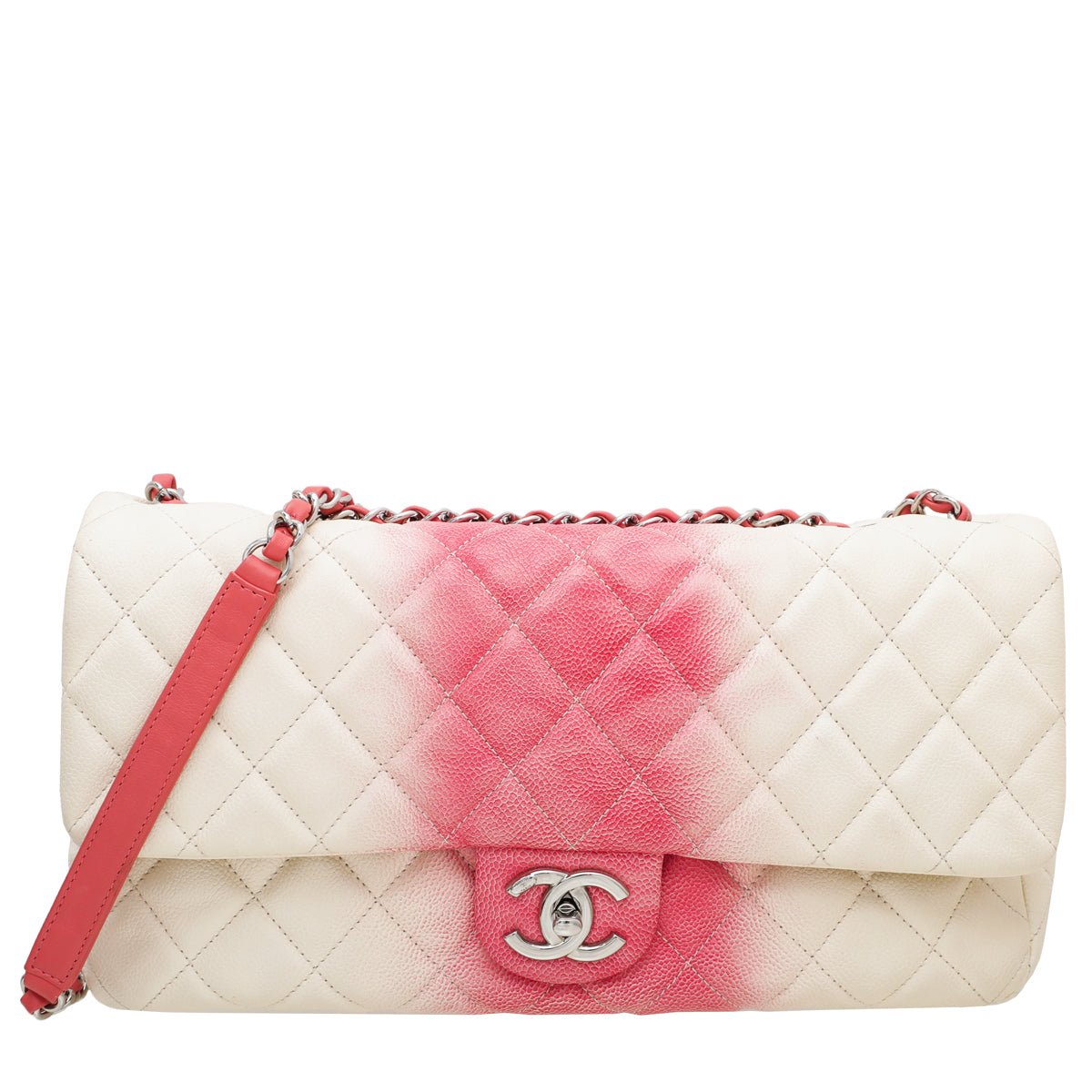 Chanel Bicolor CC Ombre Single Flap Jumbo Bag-Chanel-THE CLOSET